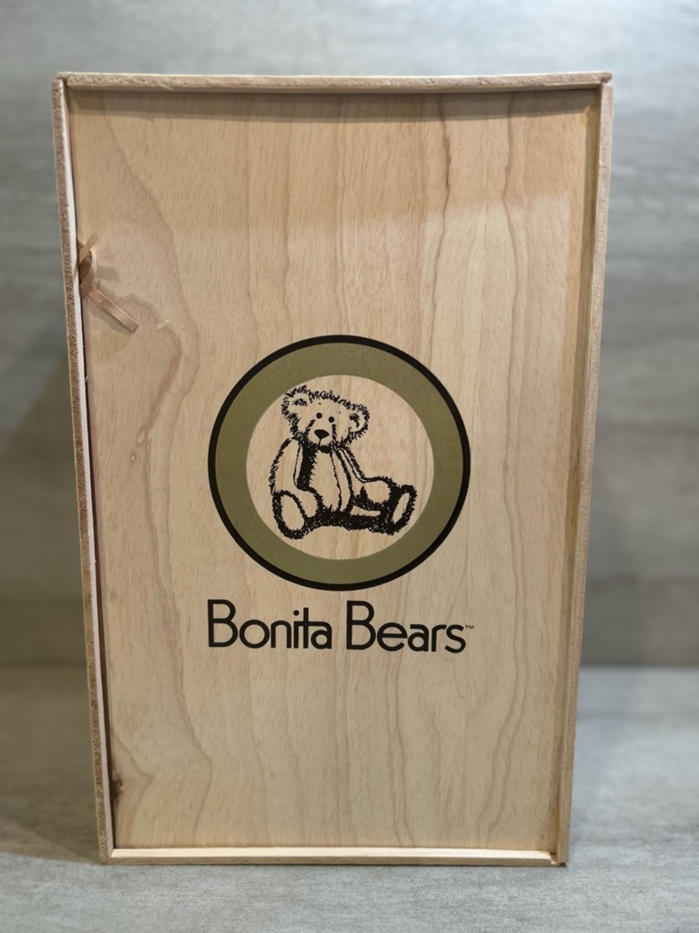 Bonita Bears Beever Limited Edition Plush Teddy Bear in Wooden Box